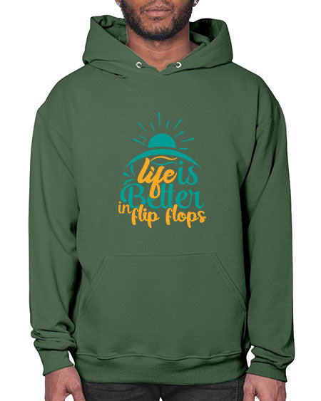 life is better in flip flops Style 89# - summer- Hoodie