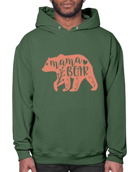 mama bear 179# - bears - animals- Hoodie
