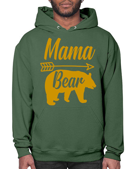 mama bear 185# - bears - animals- Hoodie