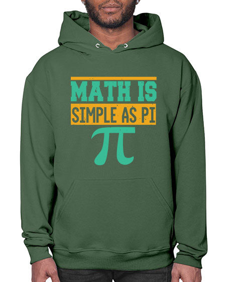 math is simple as pi 35# - pi- Hoodie
