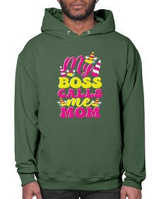 my boss calls me mom 312# - unicorn- Hoodie