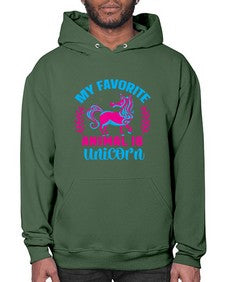 my favorite animal is unicorn 315# - unicorn- Hoodie