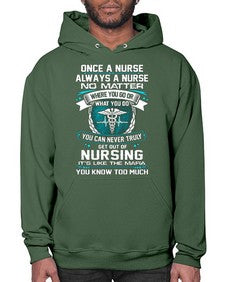 once a nurse 1286# - nurse- Hoodie