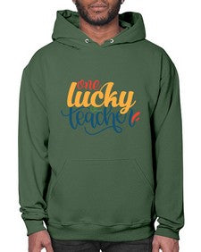 one lucky teacher Style 326# - teacher- Hoodie