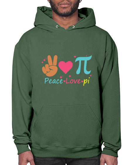 peace love pi 30# - pi- Hoodie