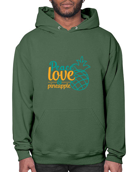 peace love pineapple Style 82# - summer- Hoodie