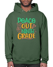peace out nineth grade 637# - nineth grade- Hoodie