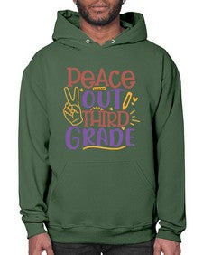 peace out third grade 645# - third grade- Hoodie