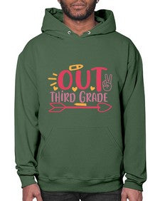 peace out third grade 647# - third grade- Hoodie