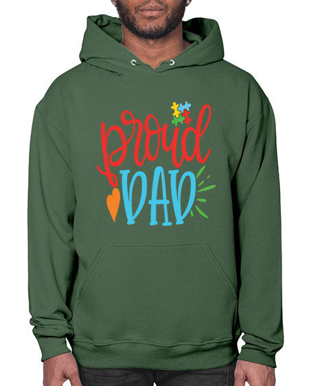 proud dad Style 36# - autism- Hoodie