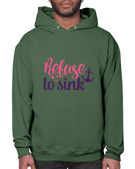refuse to sink Style 4# - breast cancer- Hoodie