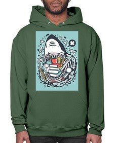 shark school 871# - general school- Hoodie