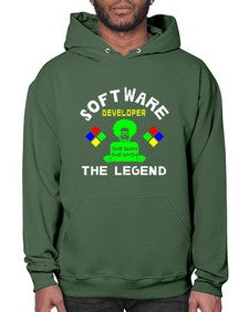 software developer the legend 16# - computer- Hoodie