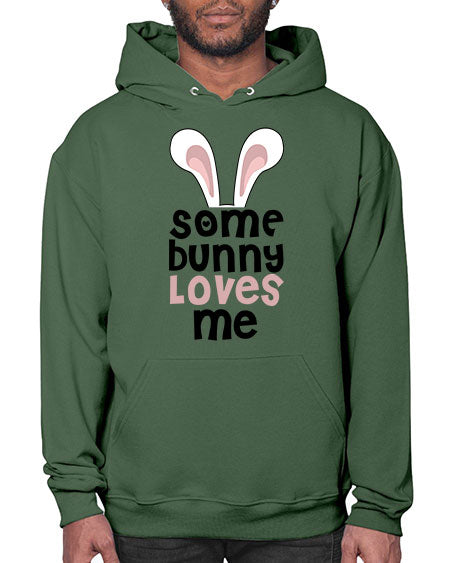 some bunny loves me - rabbit- Hoodie
