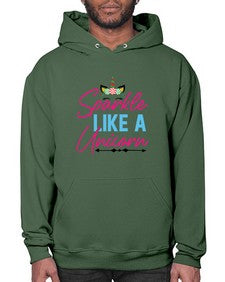 sparkle like a unicorn 416# - unicorn- Hoodie