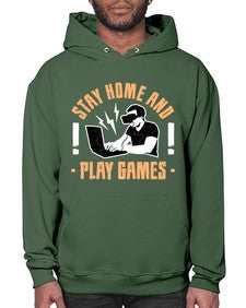 stay home and play game 153# - video games- Hoodie