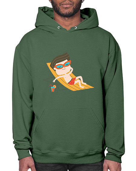 summer characters 62# - summer- Hoodie