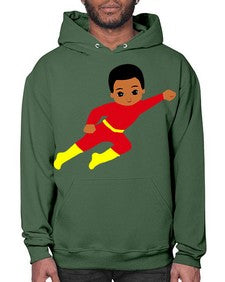 super kid 4# - black boys or men- Hoodie