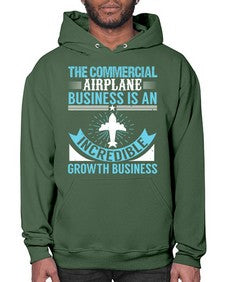 the commercial airplane business is an incredible  40# - airplane- Hoodie