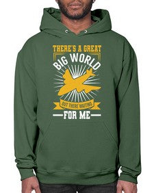 theres a geat big world waiting for me  42# - airplane- Hoodie