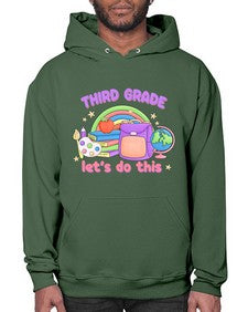 third Grade Lets Do This 964# - third grade- Hoodie