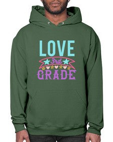 third Grade Love 968# - third grade- Hoodie