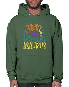 third grade asaurus 948# - third grade- Hoodie