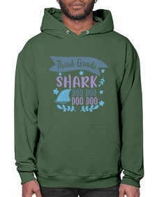third grade shark doo doo doo doo 972# - third grade- Hoodie