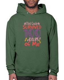 thirdgrade survived one hundred days of me 980# - third grade- Hoodie