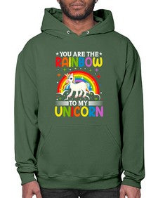 you are the rainbow to my unicorn 562# - unicorn- Hoodie