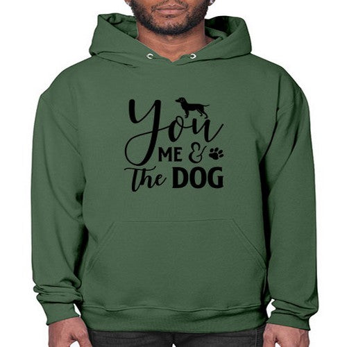 you me & the dog 251# - dogs- Hoodie