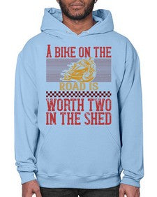 A bike on the worth two in the shet 1# - motorcycle- Hoodie