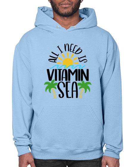 All I Need Is Vitamin Sea Style 56# - summer- Hoodie