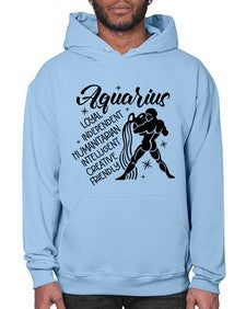 Aquarius 72# - aquarius- Hoodie
