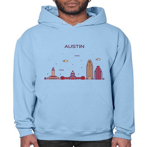 AustinTX 382# - cities- Hoodie