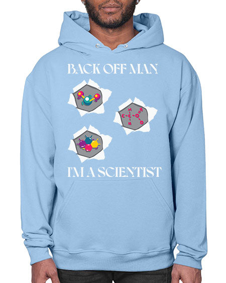 BackOffManImAScientistSkinite Scientist Skinite 289# - general science- Hoodie