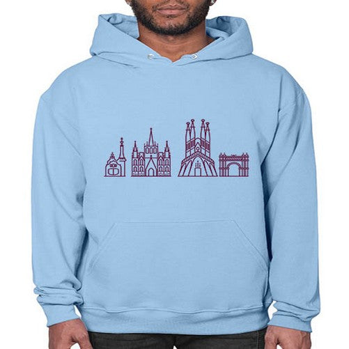 Barcelona 413# - cities- Hoodie