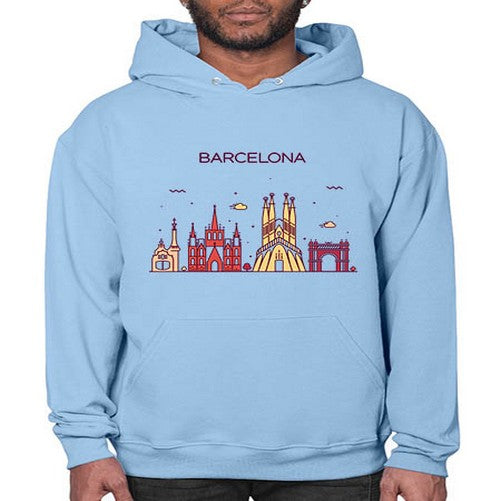 Barcelona 415# - cities- Hoodie