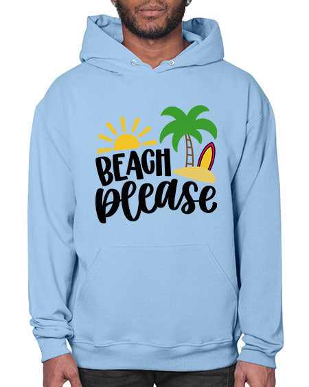 Beach Please Style 51# - summer- Hoodie