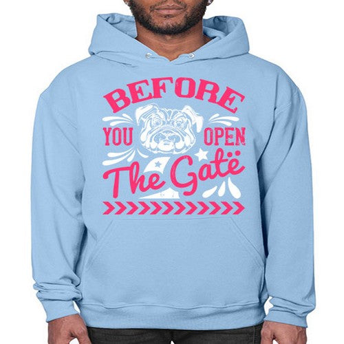 Before You Open The Gate Style 17# - dogs- Hoodie