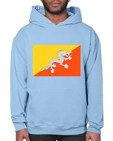 Bhutan 456# - world flags- Hoodie