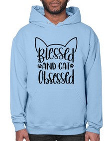 Blessed And Cat Obsessed Style 79# - cats- Hoodie