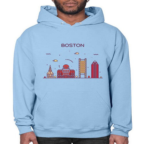Boston 481# - cities- Hoodie