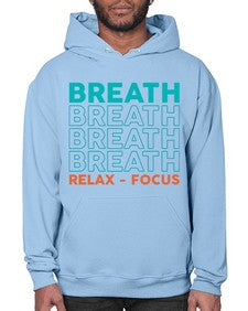 Breath Relax Focus 181# - yoga- Hoodie