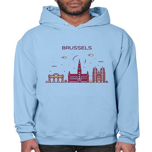 Brussels 508# - cities- Hoodie