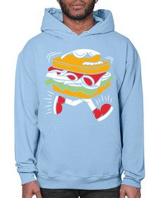 Burger 1# - cartoon food- Hoodie