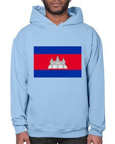 Cambodia 537# - world flags- Hoodie