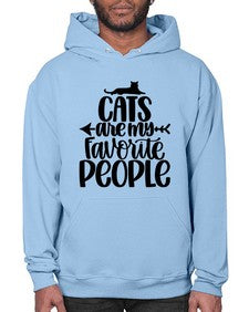Cats Are My Favorite People Style 90# - cats- Hoodie