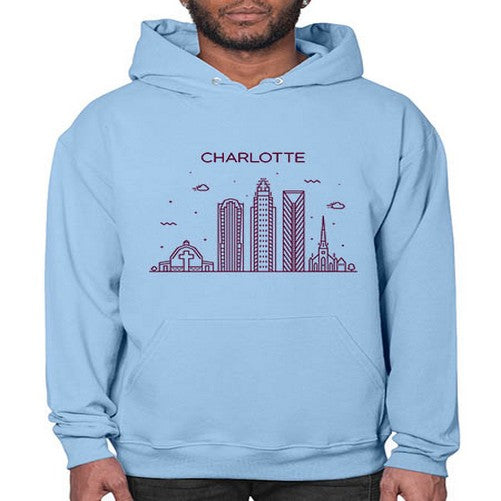 CharlotteNC 558# - cities- Hoodie