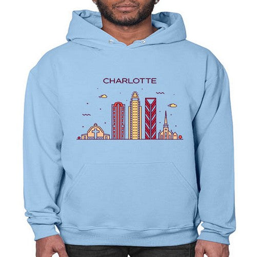 CharlotteNC 560# - cities- Hoodie